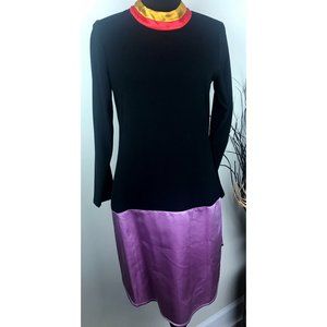 Vintage Cynthia Rowley Color-Blocked Dress